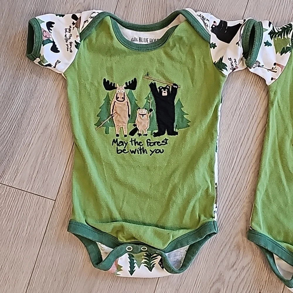 Banff "May The Forest Be With You" Bodysuits, 6-12m - Picture 2 of 8